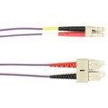Black Box Om2 50-Micron Multimode Fiber Optic Patch Cable - Lszh, Sc-Lc,  FOLZH50-002M-SCLC-VT